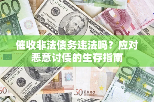 济南催收非法债务违法吗？应对恶意讨债的生存指南