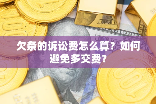 济南欠条的诉讼费怎么算？如何避免多交费？