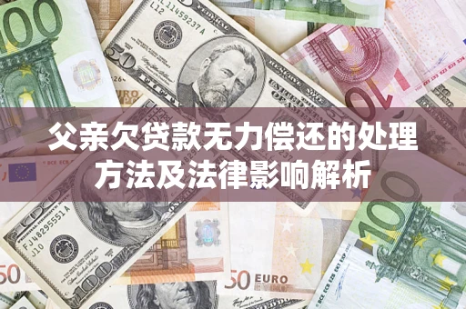 济南父亲欠贷款无力偿还的处理方法及法律影响解析